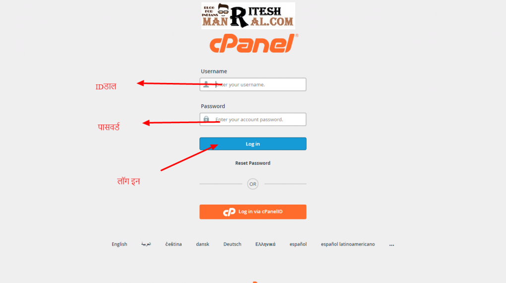 cPanel Login