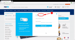 paytm खोले और sign up करे