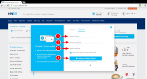 paytm अकाउंट बनाये
