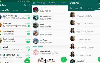 WhatsApp Lunch New Status Feature Like SnapChat