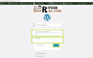 wordpress लॉग इन url PATH