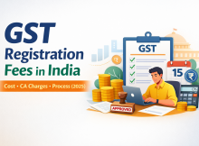 GST registration fees and process in India